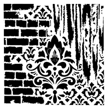 Posh Chalk Stencil Secret Garden
